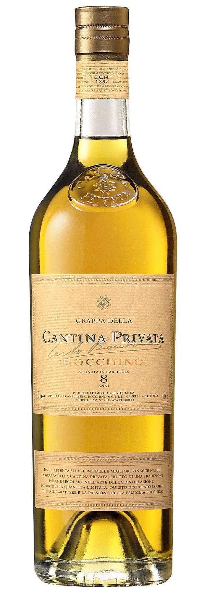 Grappa di Cantina Privata 8 anni