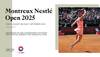 Montreux Nestlé Open 2025
