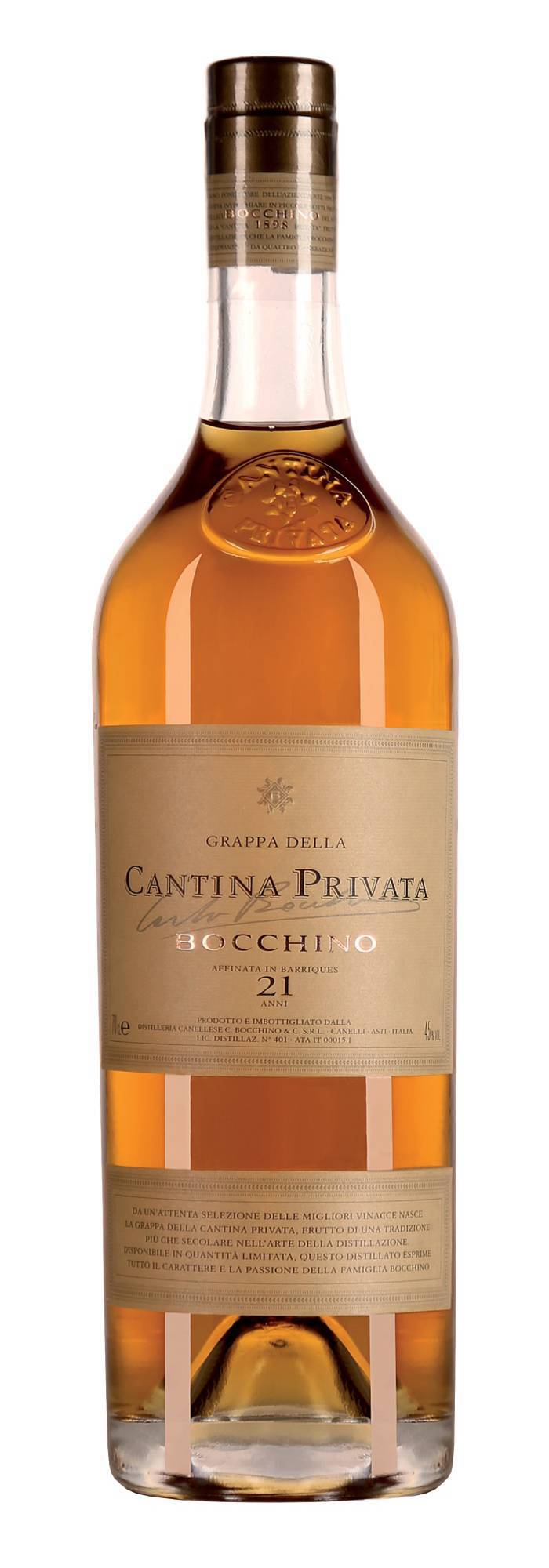 Grappa di Cantina Privata 21 anni 