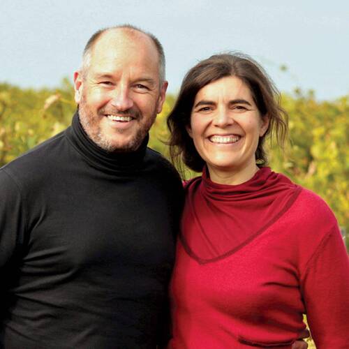 Photo de Dominique et Philippe Ivancic pour illustrer les vins de la Loire du Domaine Les Terres Turones.