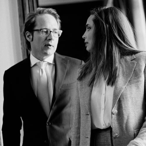 Portrait des enfants à la tête de la maison Taittinger, producteur de champagnes.