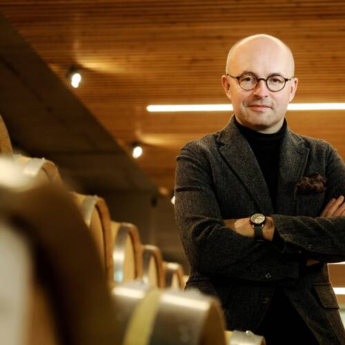 Photo de Laurent Delaunay pour illustrer la production de vins Abbotts & Delaunay