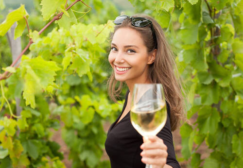 Justine bei Château d'Anglès 